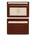 Suport carduri piele naturala Tuscany Leather, maro