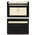 Suport carduri piele naturala Tuscany Leather, negru