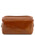Geanta cosmetice piele honey, marime mica, Tuscany Leather, Smarty