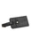 Eticheta bagaj din piele neagra, Tuscany Leather