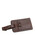 Eticheta bagaj din piele maro inchis, Tuscany Leather