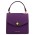 Geanta dama din piele violet, Tuscany Leather, mica