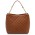 Geanta dama din piele matlasata coniac Tuscany Leather