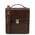 Geanta umar barbati din piele naturala Tuscany Leather, maro inchis, David marime mica