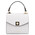 Geanta dama din piele alba, Tuscany Leather, mica