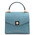 Geanta dama din piele croc albastru, Tuscany Leather, Atena