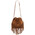 Geanta dama piele naturala coniac TL Bag Suede