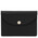 Portcard elegant din piele naturala neagra TL