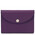 Portcard elegant din piele naturala violet TL