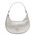 Geanta dama piele naturala argintie cu aspect metalic TL Pixie