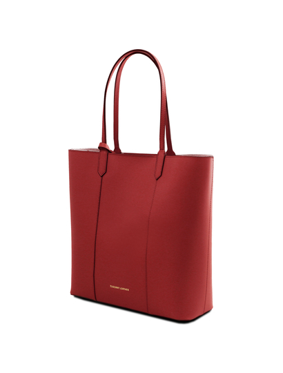 Geanta rosie shopper dama Tuscany Leather din piele Dafne