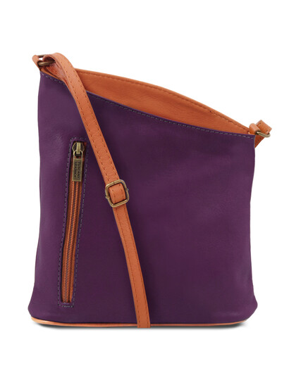 Geanta unisex Tuscany Leather din piele naturala violet TL Bag