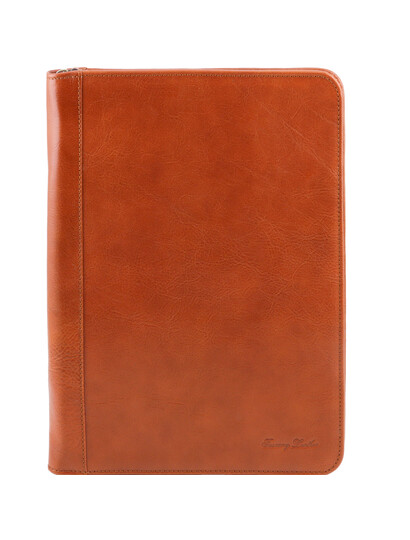 Mapa din piele naturala Tuscany Leather, honey, Luigi
