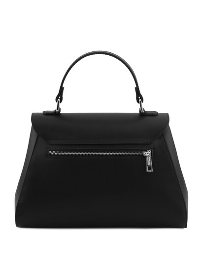 Geanta neagra dama din piele naturala Tuscany Leather, TL Bag