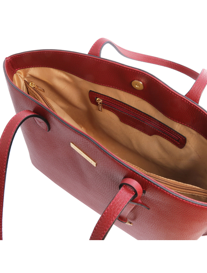 Geanta lux rosie dama din piele naturala, Tuscany Leather, TL Bag