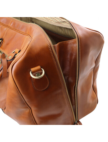 Geanta de voiaj piele honey, Tuscany Leather,  Voyager Travel