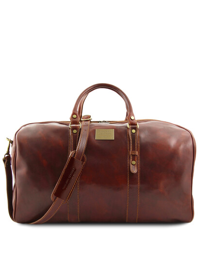 Geanta voiaj din piele maro, marime mare, Tuscany Leather, Francoforte