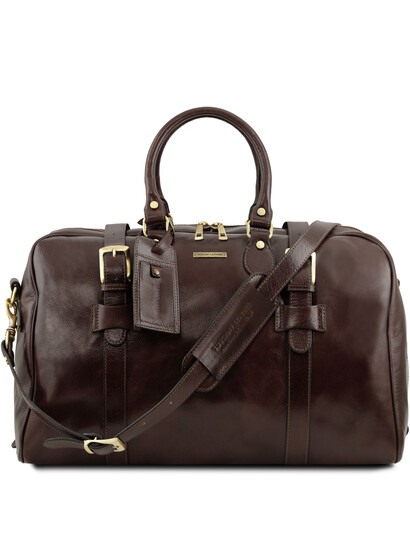 Geanta voiaj piele maro inchis, marime mare, Tuscany Leather, Voyager