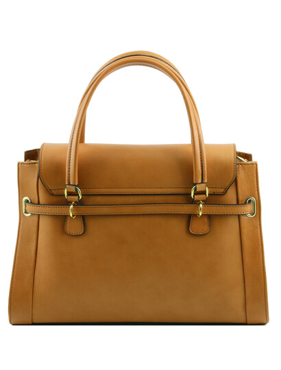 Geanta de mana Tuscany Leather piele honey, Neoclassic