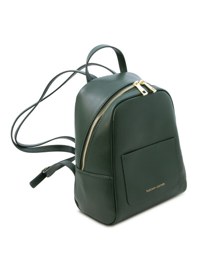 Rucsac mic dama piele naturala Tuscany Leather, verde