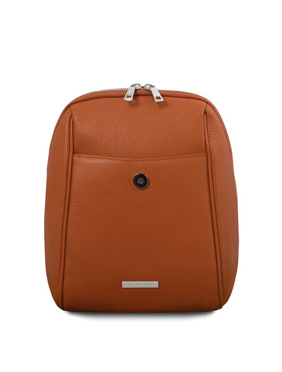 Rucsac de dama, piele naturala coniac, TL Bag