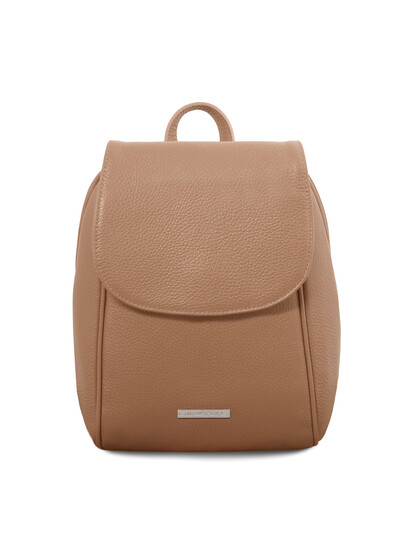 Rucsac dama din piele naturala grej, Tuscany Leather, TL Bag Leather, TL Bag
