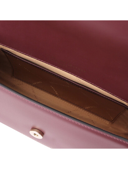 Plic dama din piele naturala bordo, Tuscany Leather, Fortuna