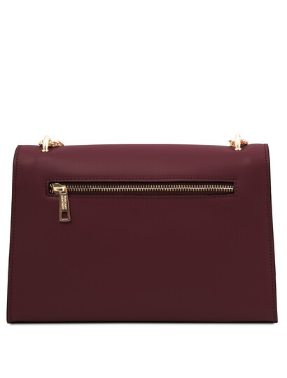 Plic dama piele naturala bordo, Tuscany Leather, Fortuna