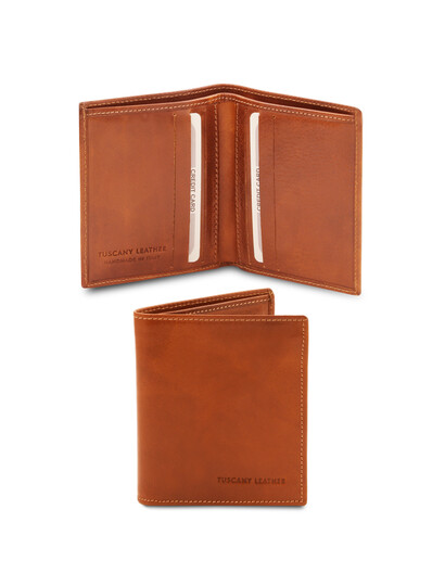 Portofel barbati din piele naturala honey, Tuscany Leather