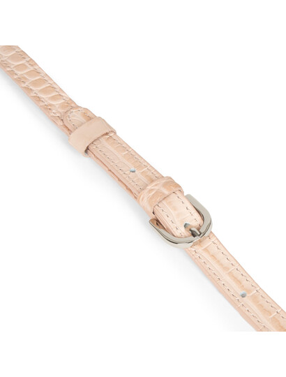 Geanta dama din piele naturala roz pudrat Lancaster Exotic Croco 426-84 -5