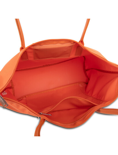 Geanta plaja din material textil si piele Lancaster Smart kba 516-31-4