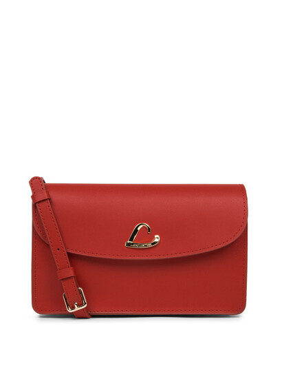 Plic dama din piele naturala rosie Lancaster City Philos 532-76-1