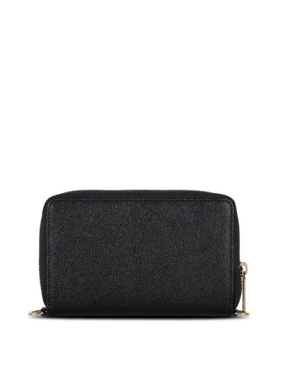 Portofel dama din piele naturala neagra Lancaster Delphino 127-07-2