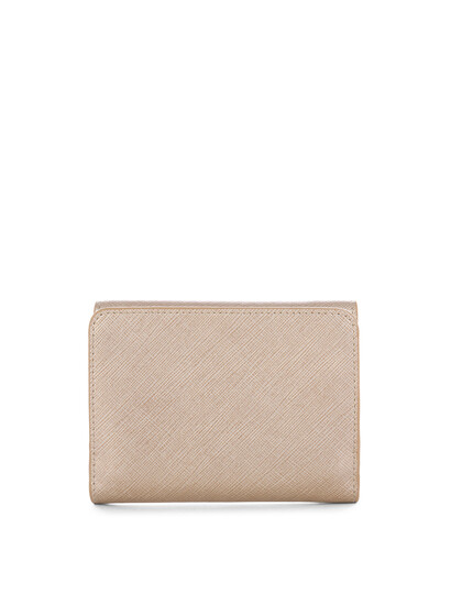 Portofel piele naturala sampanie Lancaster Saffiano Signature 127-02-2