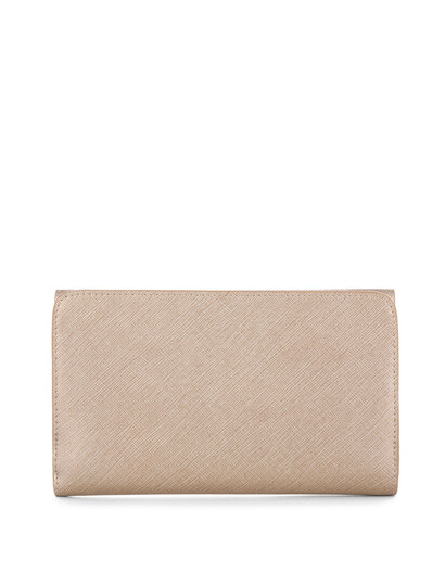 Portofel piele naturala sampanie Lancaster Saffiano Signature 127-03-2