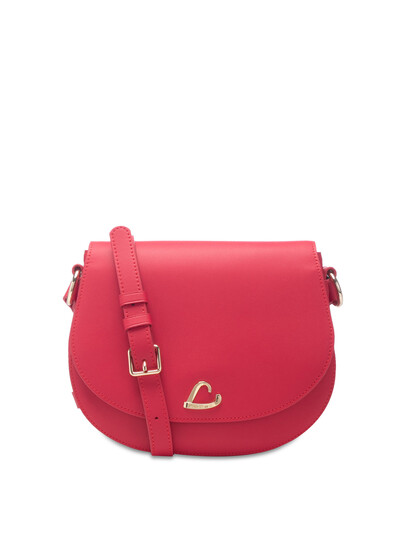 Poseta dama din piele naturala fucsia Lancaster City Philos 523-75 -1