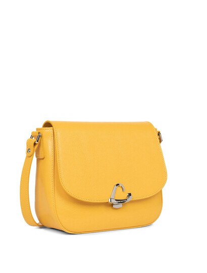 Poseta dama din piele naturala galbena Lancaster 433-03-2