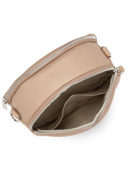 Poseta piele naturala cappuccino Lancaster Soft Nappa 577-01 -4