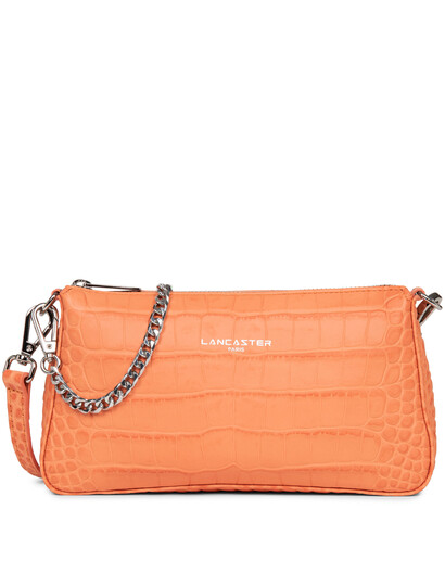 Poseta plic din piele naturala corai Lancaster Exotic Croco 426-83-1