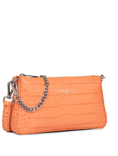 Poseta plic din piele naturala corai Lancaster Exotic Croco 426-83-2
