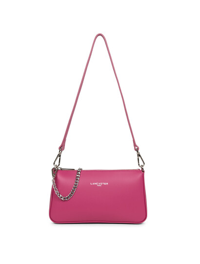 Poseta plic din piele naturala fucsia Lancaster Smooth Even 437-14-1