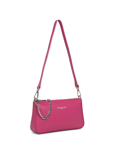 Poseta plic din piele naturala fucsia Lancaster Smooth Even 437-14-2