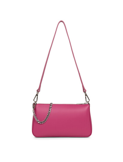 Poseta plic din piele naturala fucsia Lancaster Smooth Even 437-14-3