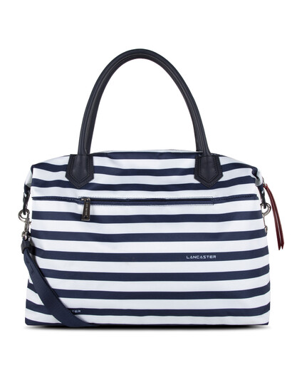 Geanta plaja din textil si piele Lancaster Basic Sport 510-35-3