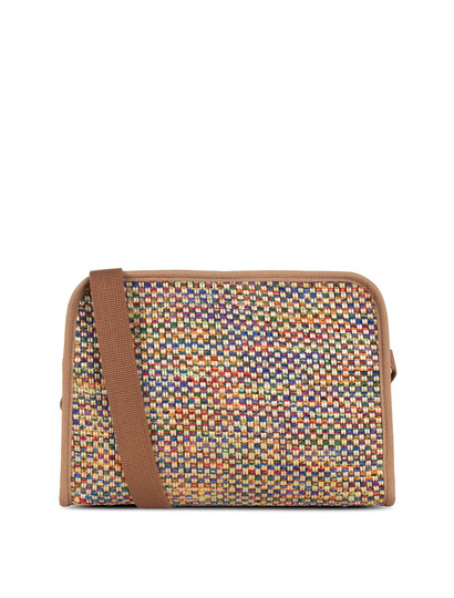 Poseta de vara dama din textil si piele Lancaster Actual Provencal 519-89-3