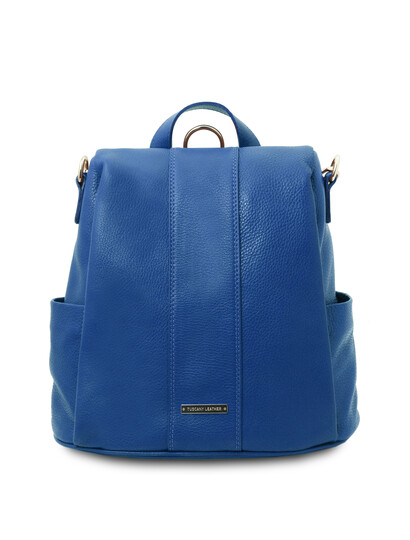 Rucsac dama piele naturala albastra Tuscany Leather