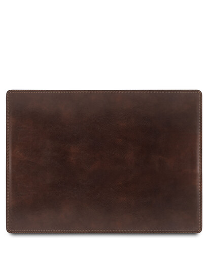Mapa birou piele naturala maro inchis, Tuscany Leather