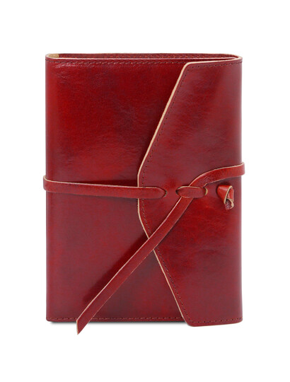 Agenda piele naturala rosie, Tuscany Leather