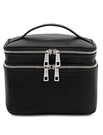Geanta cosmetice neagra Tuscany Leather, Eliot