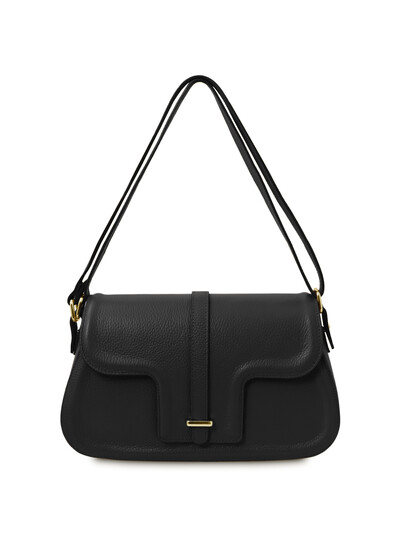 Geanta dama din piele neagra Tuscany Leather